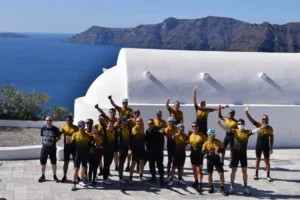 Santorini cycling-tour